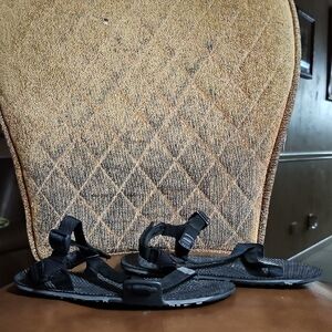Xero Z-Trail EV Black Gray Minimalist Barefoot Sandals Shoes